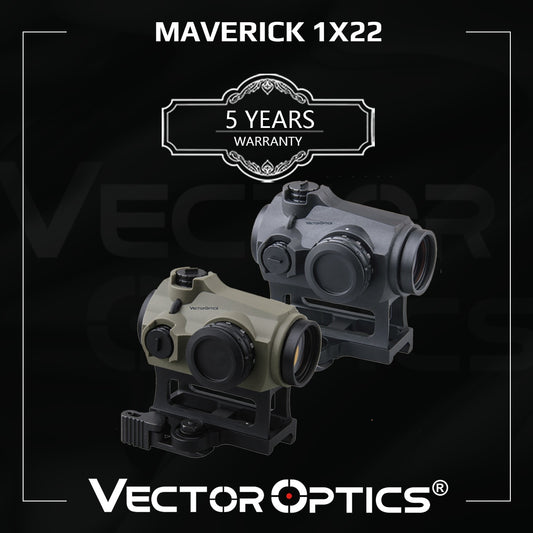 Vector Optics Maverick Gen3 1x Red Dot Scope (Waterproof)