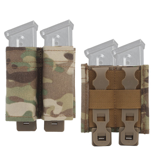 Tactical Double Stack Pistol Magazine Pouch (Double / Single)