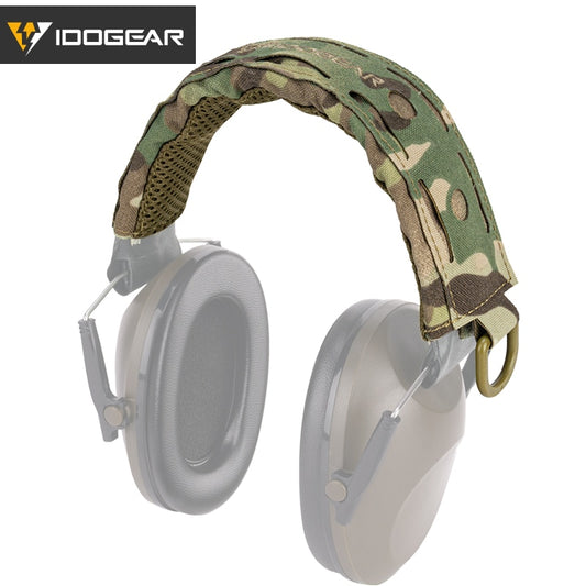 IDOGEAR Tactical Headset Cover With D-Buckle Hanger MOLLE